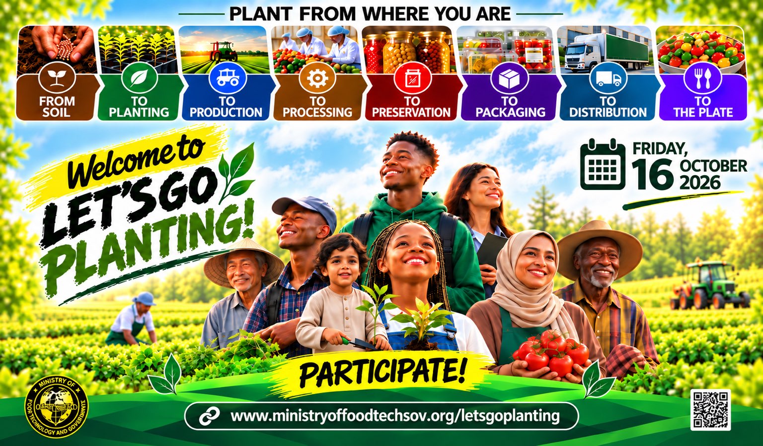 Let's Go Planting Official Campaign Poster